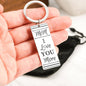 Mom - I Love You More Keychain