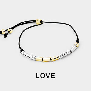 Morse Code Bracelets from TFP's "Code Couture" Line.