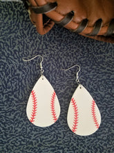 Load image into Gallery viewer, Trendy Baseball Dangle Earrings