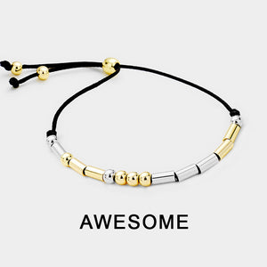 Morse Code Bracelets from TFP's "Code Couture" Line.